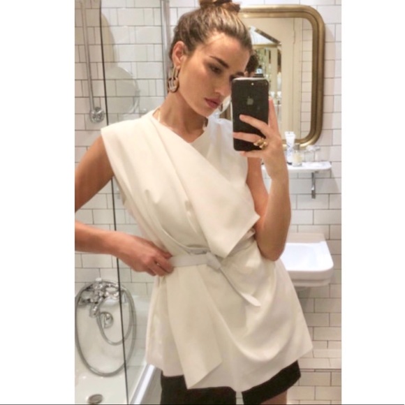 COS Tops - COS Draped Jersey Sleeveless Top